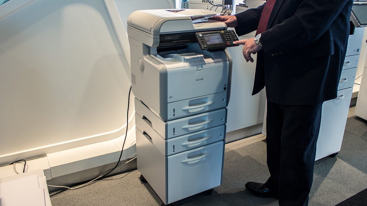 Photocopier installed at an office -  All Copy Products